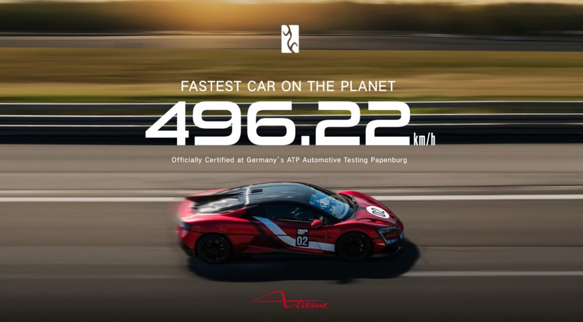 BYD fastest car on the planet, on Germany's ATP Automotive Testing